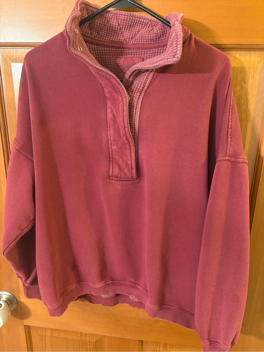 aerie women’s button up Pullover Sweatshirt